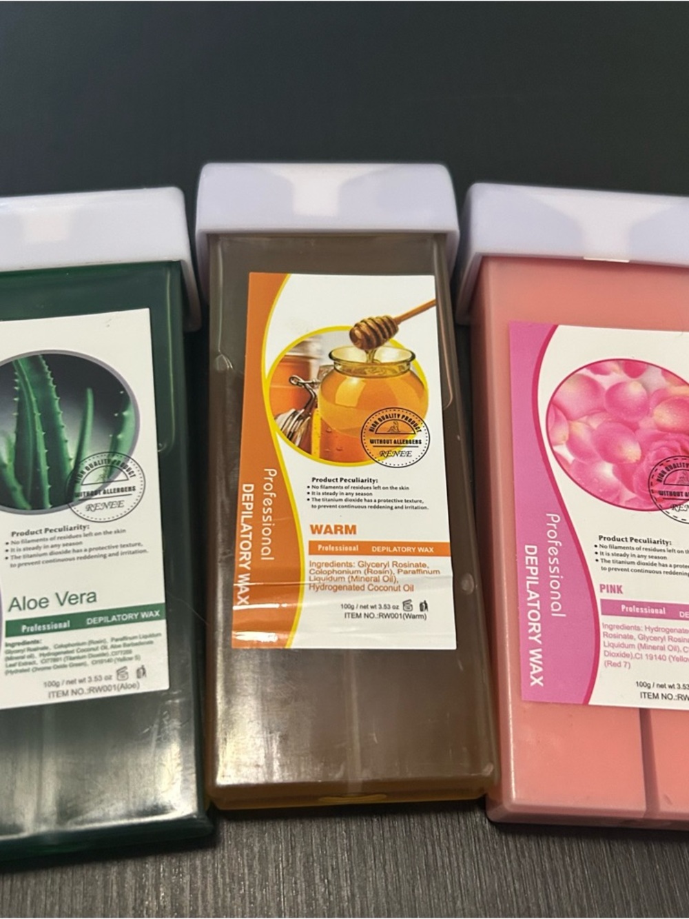 Professional Depilatory Wax - Warm, Aloe Vera & Pink